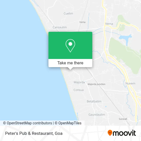 Peter's Pub & Restaurant map