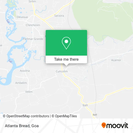 Atlanta Bread map
