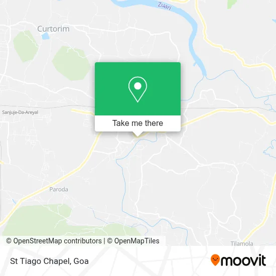 St Tiago Chapel map