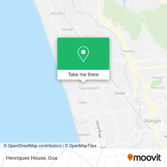 Henriques House map