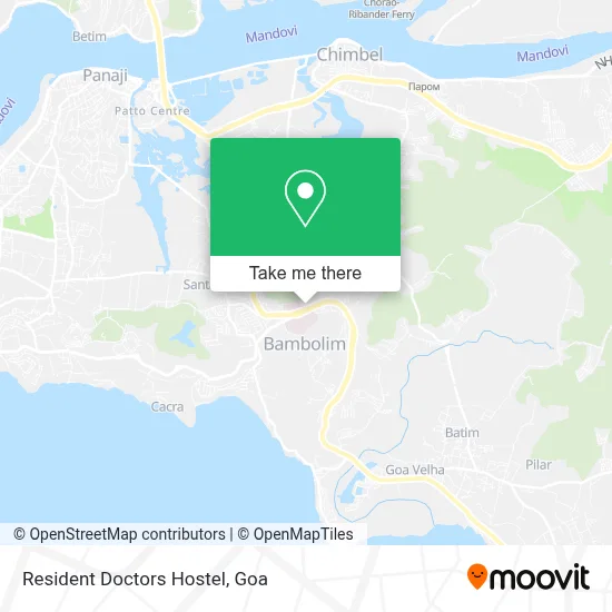 Resident Doctors Hostel map