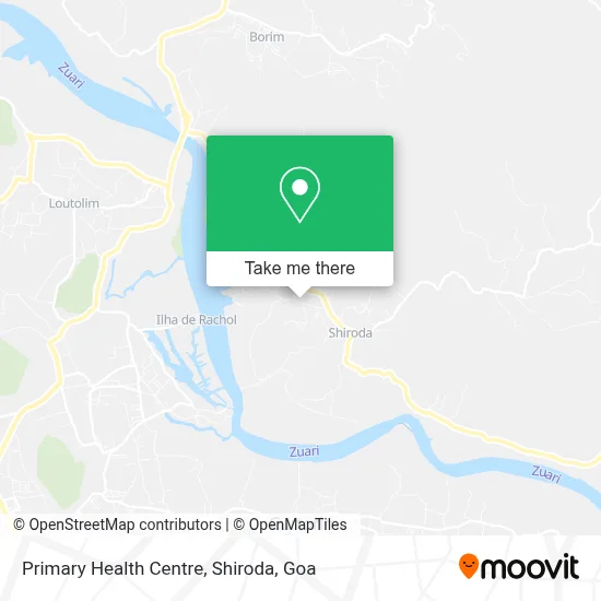 Primary Health Centre, Shiroda map