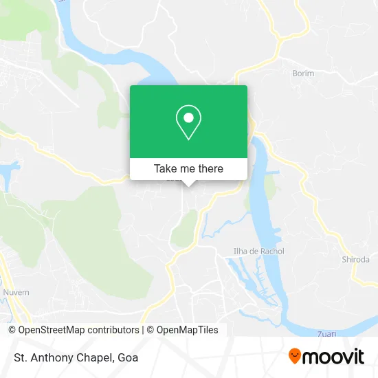 St. Anthony Chapel map