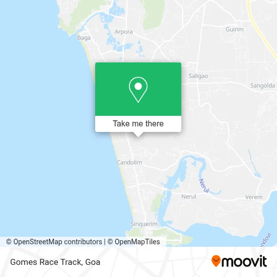 Gomes Race Track map