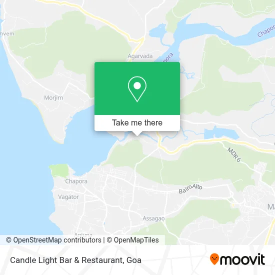 Candle Light Bar & Restaurant map