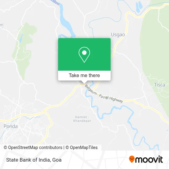 State Bank Of India map