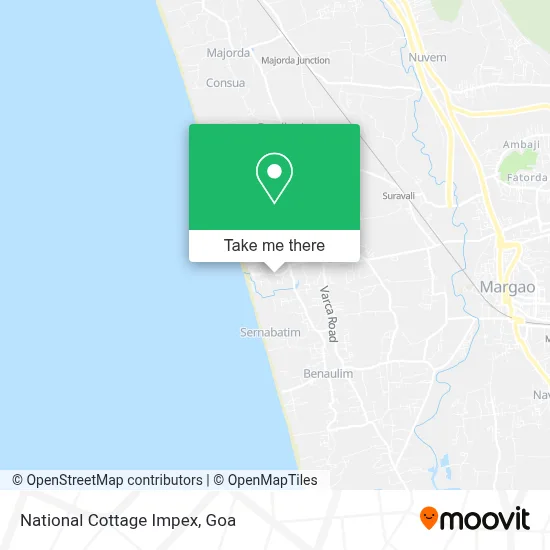 National Cottage Impex map