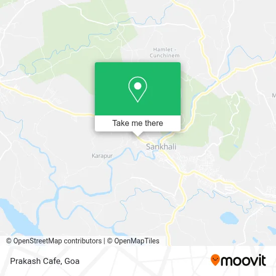 Prakash Cafe map