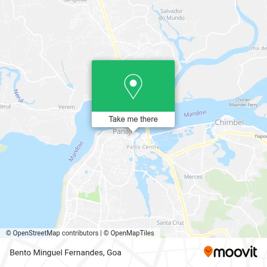 Bento Minguel Fernandes map