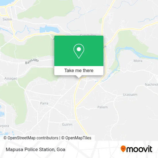 Mapusa Police Station map
