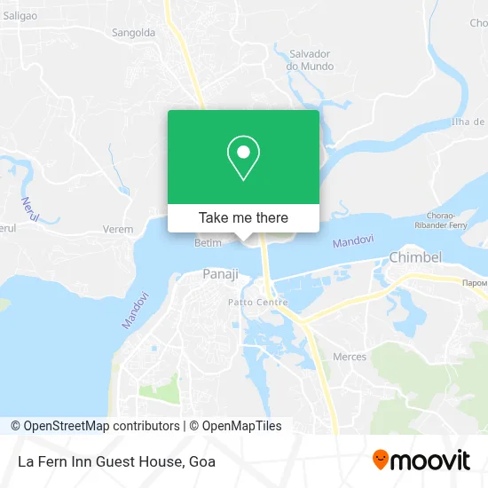 La Fern Inn Guest House map