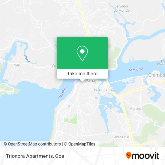 Trionora Apartments map