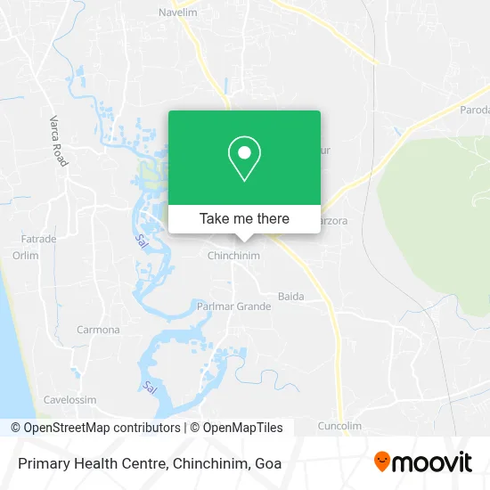 Primary Health Centre, Chinchinim map