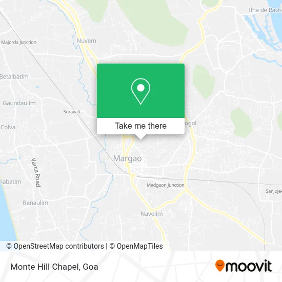 Monte Hill Chapel map