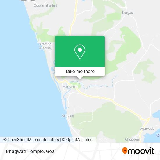 Bhagwati Temple map