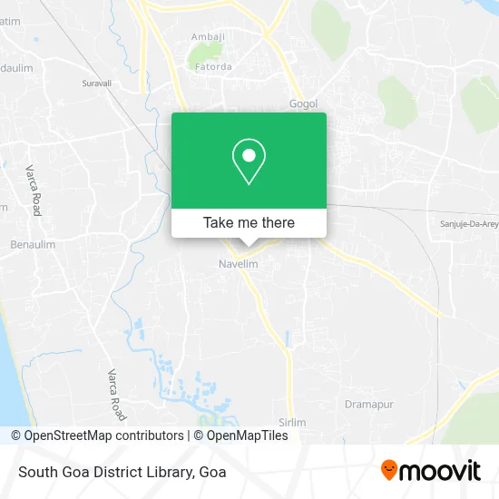 South Goa District Library map
