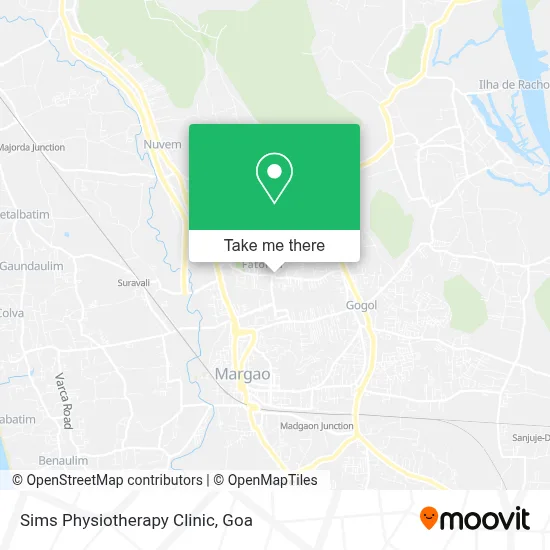 Sims Physiotherapy Clinic map
