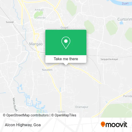 Alcon Highway map
