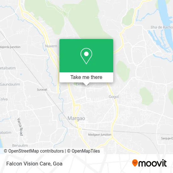 Falcon Vision Care map