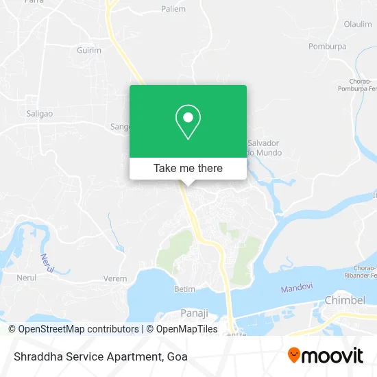 Shraddha Service Apartment map