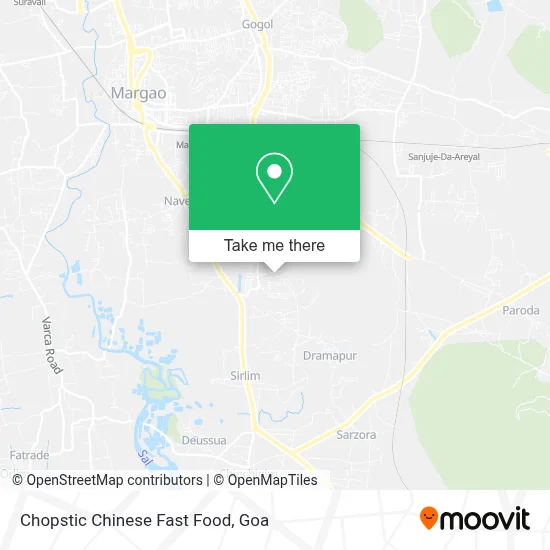 Chopstic Chinese Fast Food map