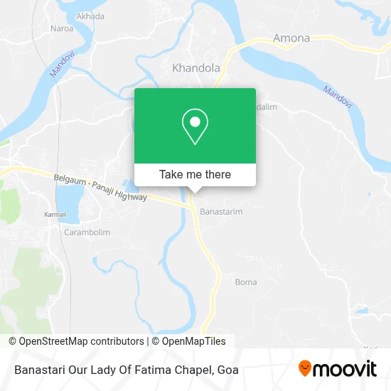 Banastari Our Lady Of Fatima Chapel map