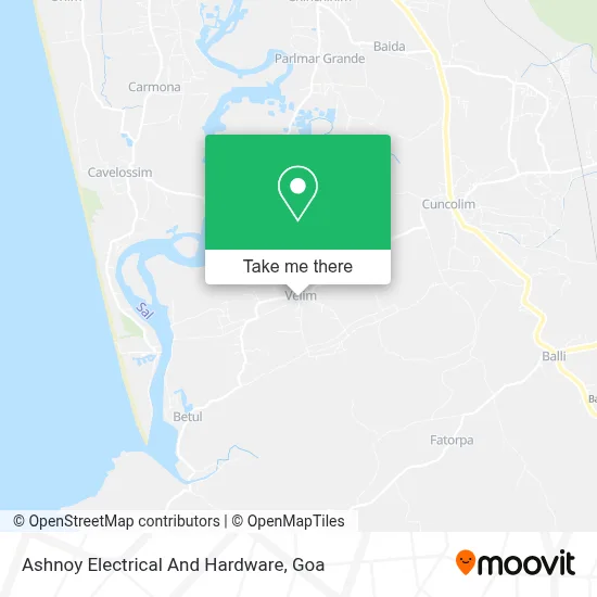 Ashnoy Electrical And Hardware map