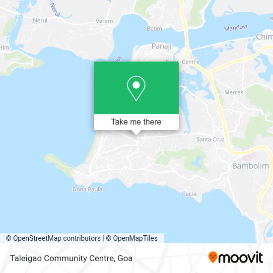 Taleigao Community Centre map
