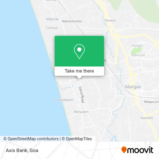 Axis Bank map