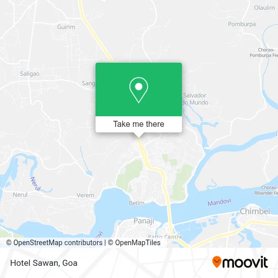 Hotel Sawan map
