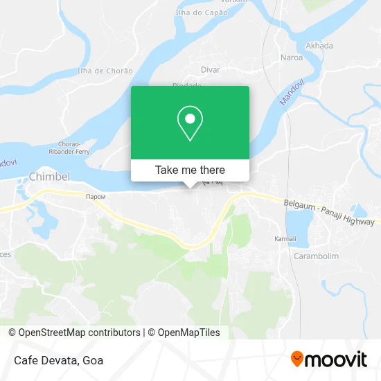 Cafe Devata map