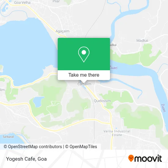 Yogesh Cafe map