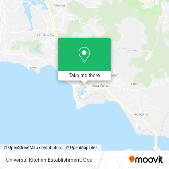 Universal Kitchen Establishment map