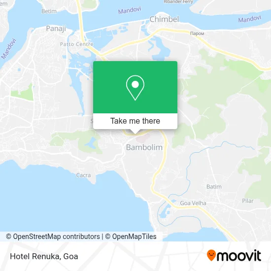 Hotel Renuka map