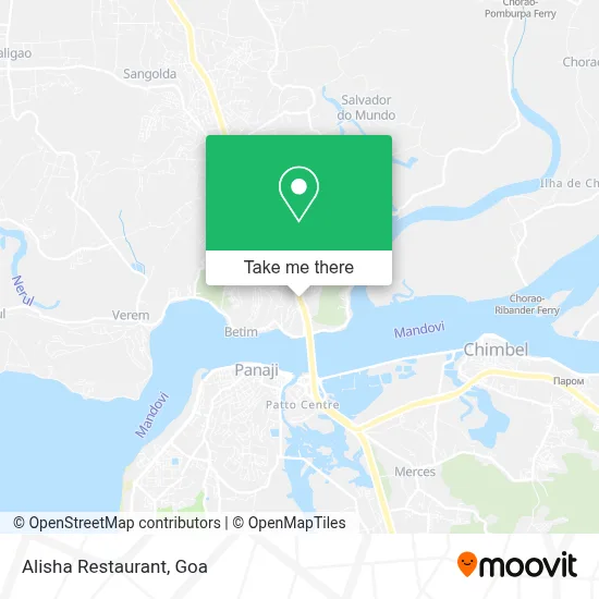 Alisha Restaurant map