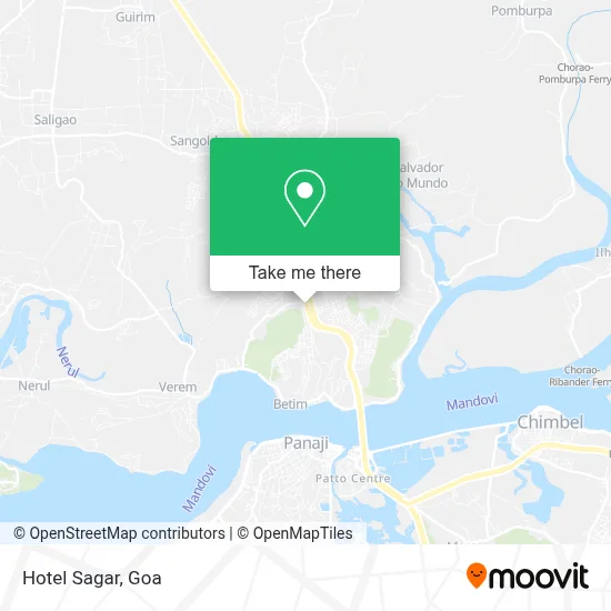 Hotel Sagar map