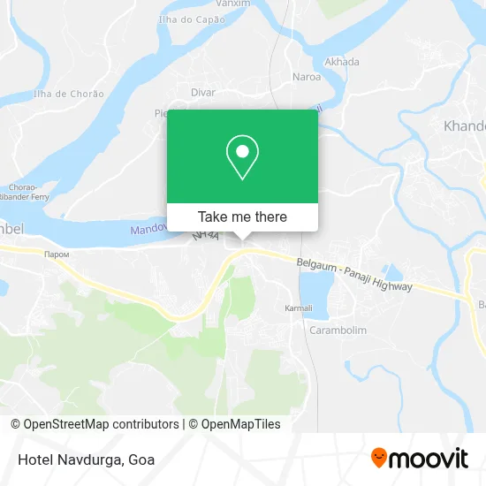 Hotel Navdurga map