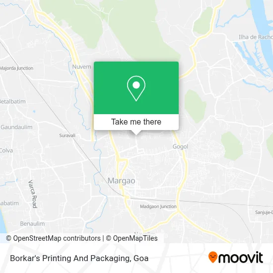 Borkar's Printing And Packaging map