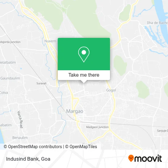Indusind Bank map