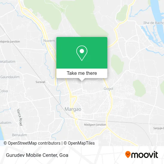 Gurudev Mobile Center map