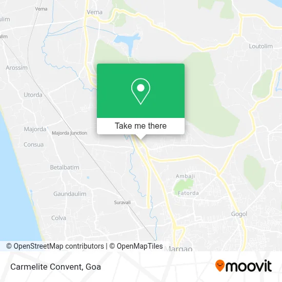 Carmelite Convent map