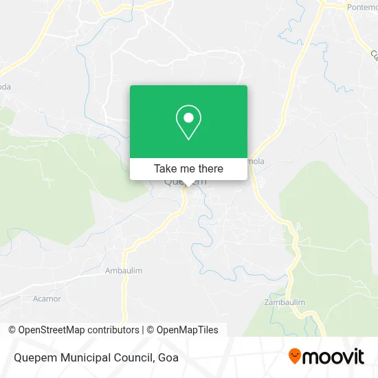 Quepem Municipal Council map