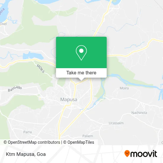 Ktm Mapusa map