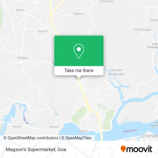 Magson's Supermarket map