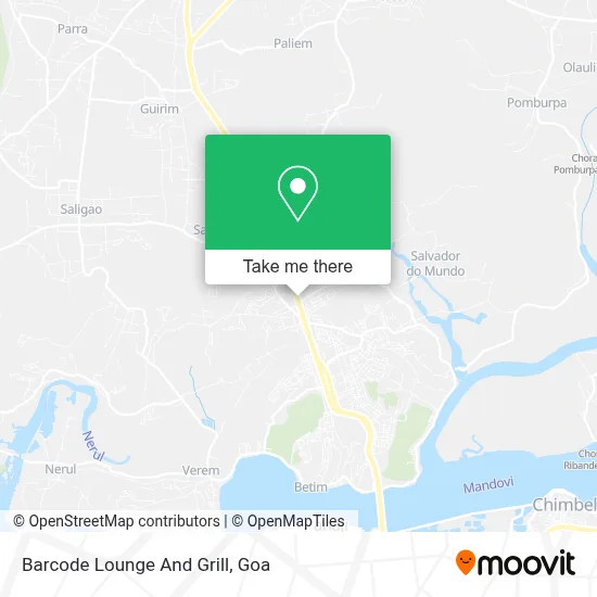 Barcode Lounge And Grill map