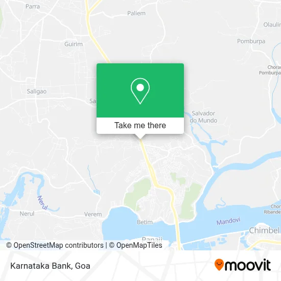 Karnataka Bank map