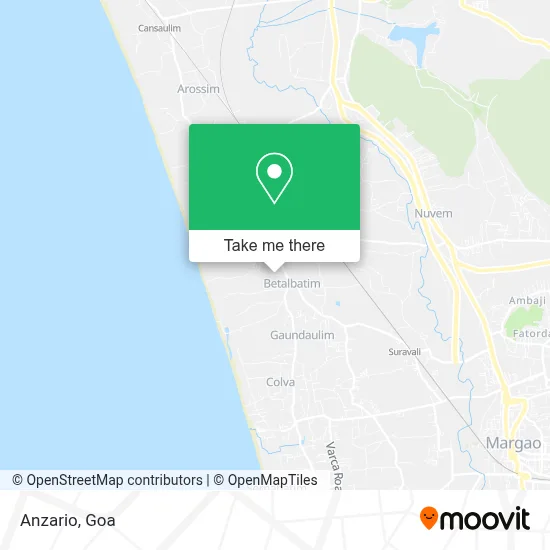 Anzario map