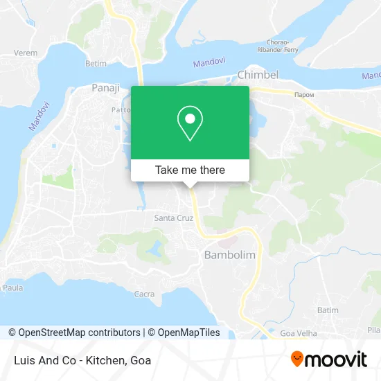 Luis And Co - Kitchen map