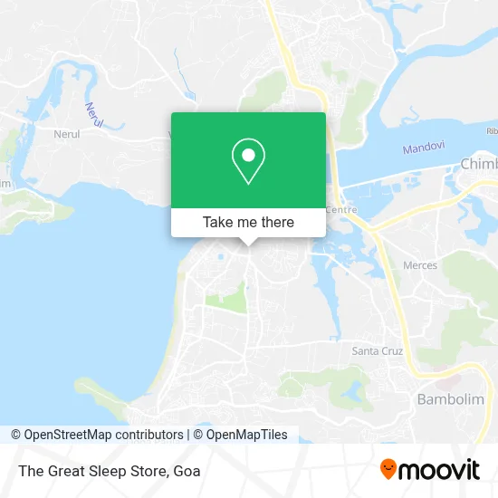 The Great Sleep Store map