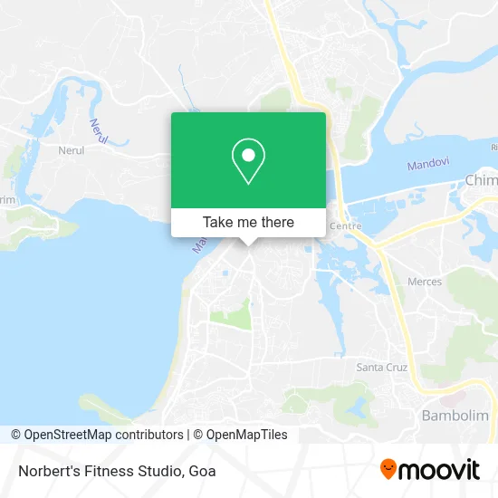 Norbert's Fitness Studio map